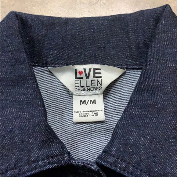 Ellen Degeneres dark denim jacket - Picture 3 of 5